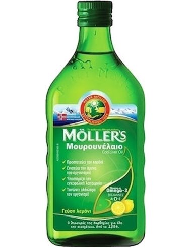 Moller’s Μουρουνέλαιο Γεύση Λεμόνι 250ml